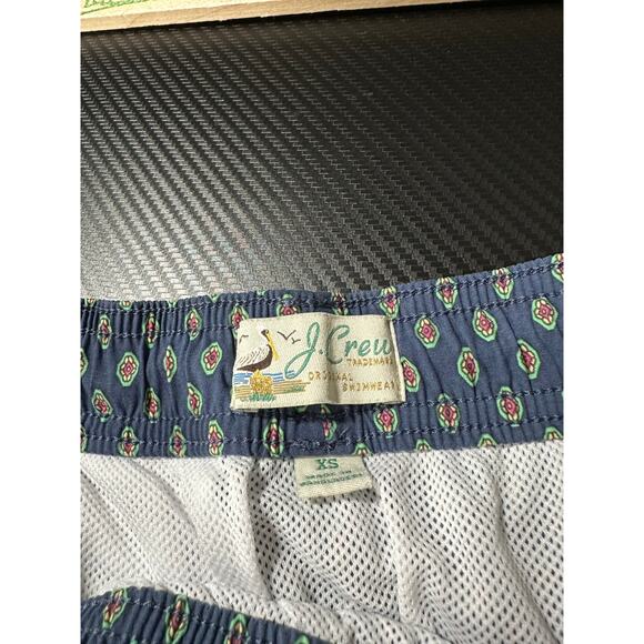 J.Crew 5" Stretch Swim Trunk Geometric Print with ECONYL Nylon Size XS Mens - Picture 3 of 13